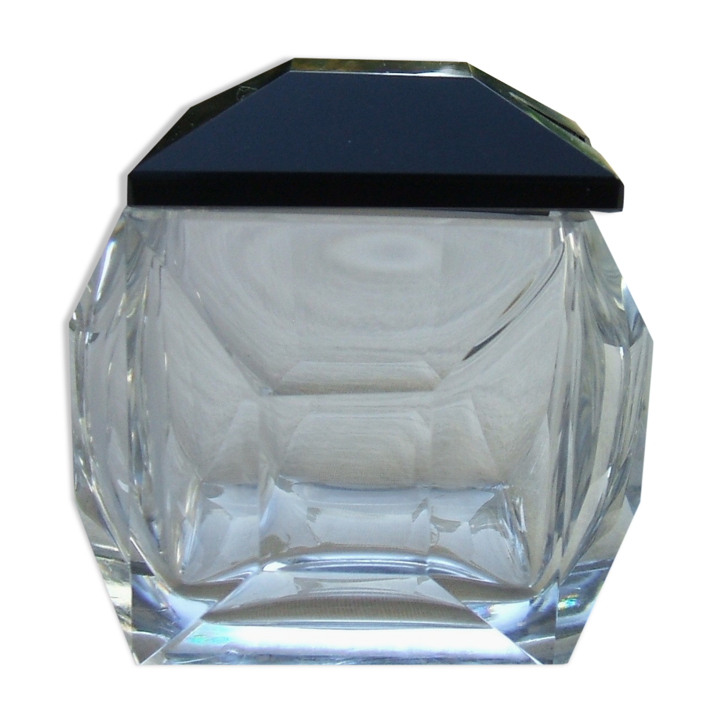 Mustard crystal art deco