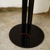 Coat rack on foot metal red and black 12 branches, 80s