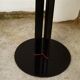 Portemanteau sur pied métal rouge et noir, 12  branches, années 80