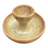 Vintage stoneware egg cup