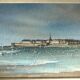 Aquarelle signée Alexandre Bonade, Saint-Malo
