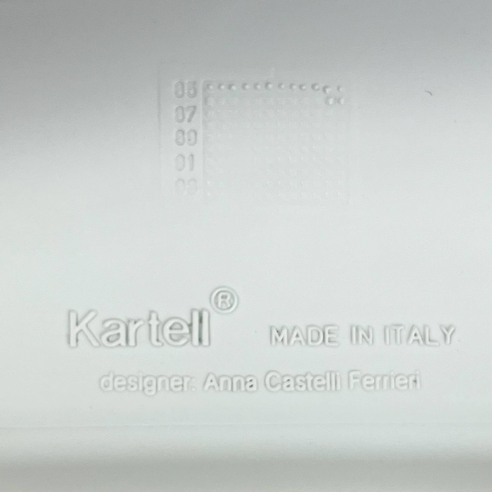 Model 4870 Dining Chairs by Anna Castelli Ferrieri for Kartell, 1980s, Set of 2