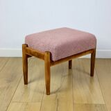 Edmund Homa stool pink boucle seat