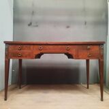 1900 Louis XVI style veneer flat desk
