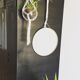 Barber round mirror  28,5x28,5cm