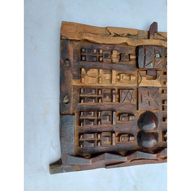 Senufo wooden African door, Ivory Coast