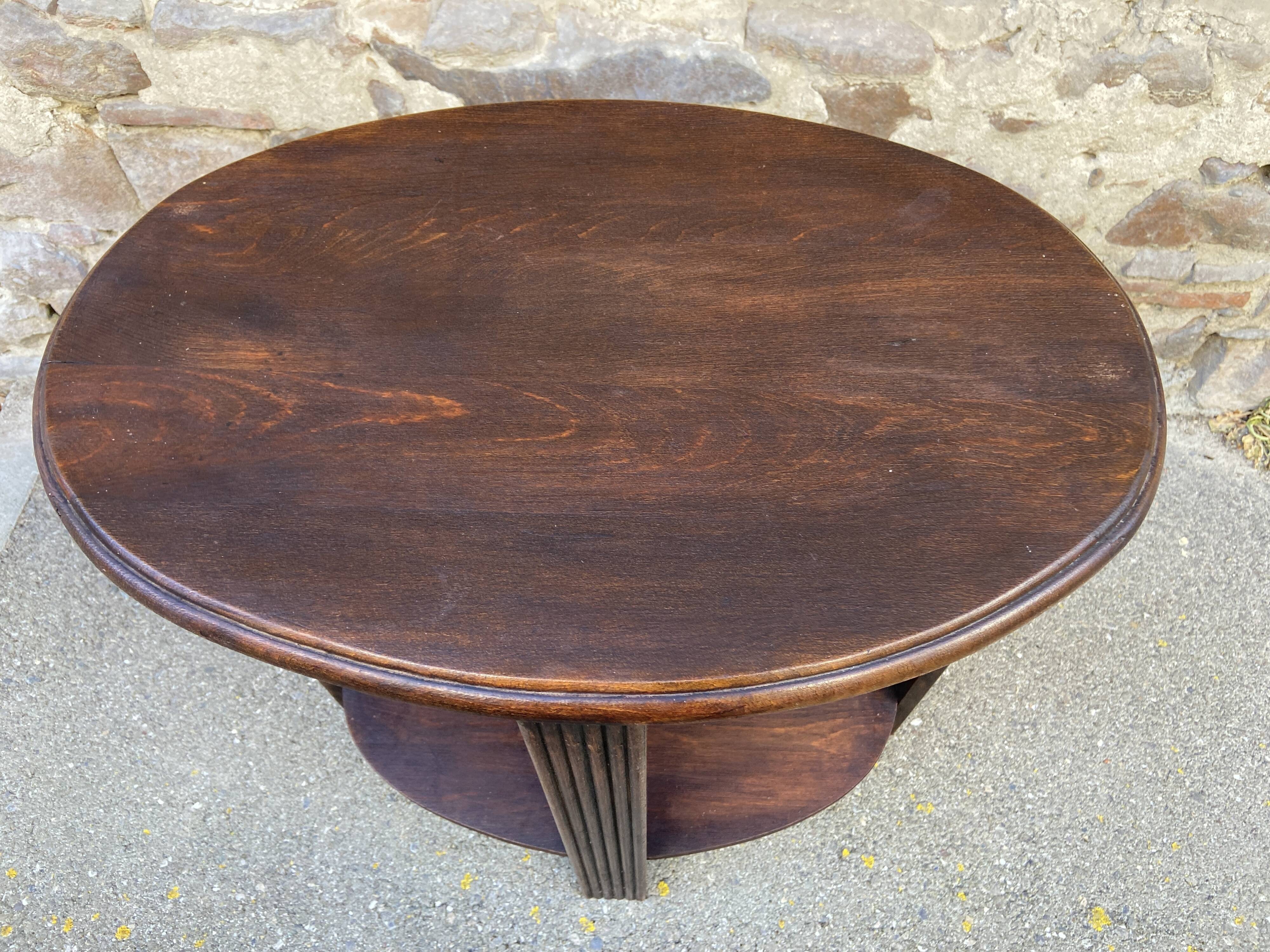 Art Deco pedestal table 1950