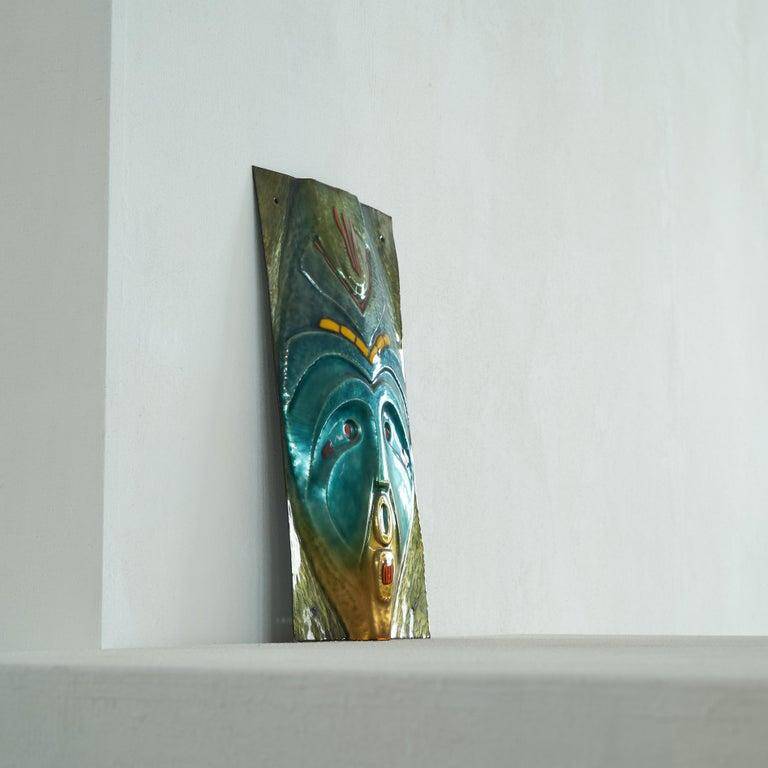 Franco Bastianelli enamelled mask for Laurana Pesaro