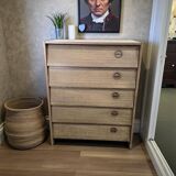 Meuble à chaussures vintage / meuble à rabat