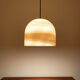 Carrara marble design glass lamp by Peill and Putzler