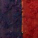 2x6 Red Blue Wool Vintage Runner Rug, 66x190Cm SK 240489