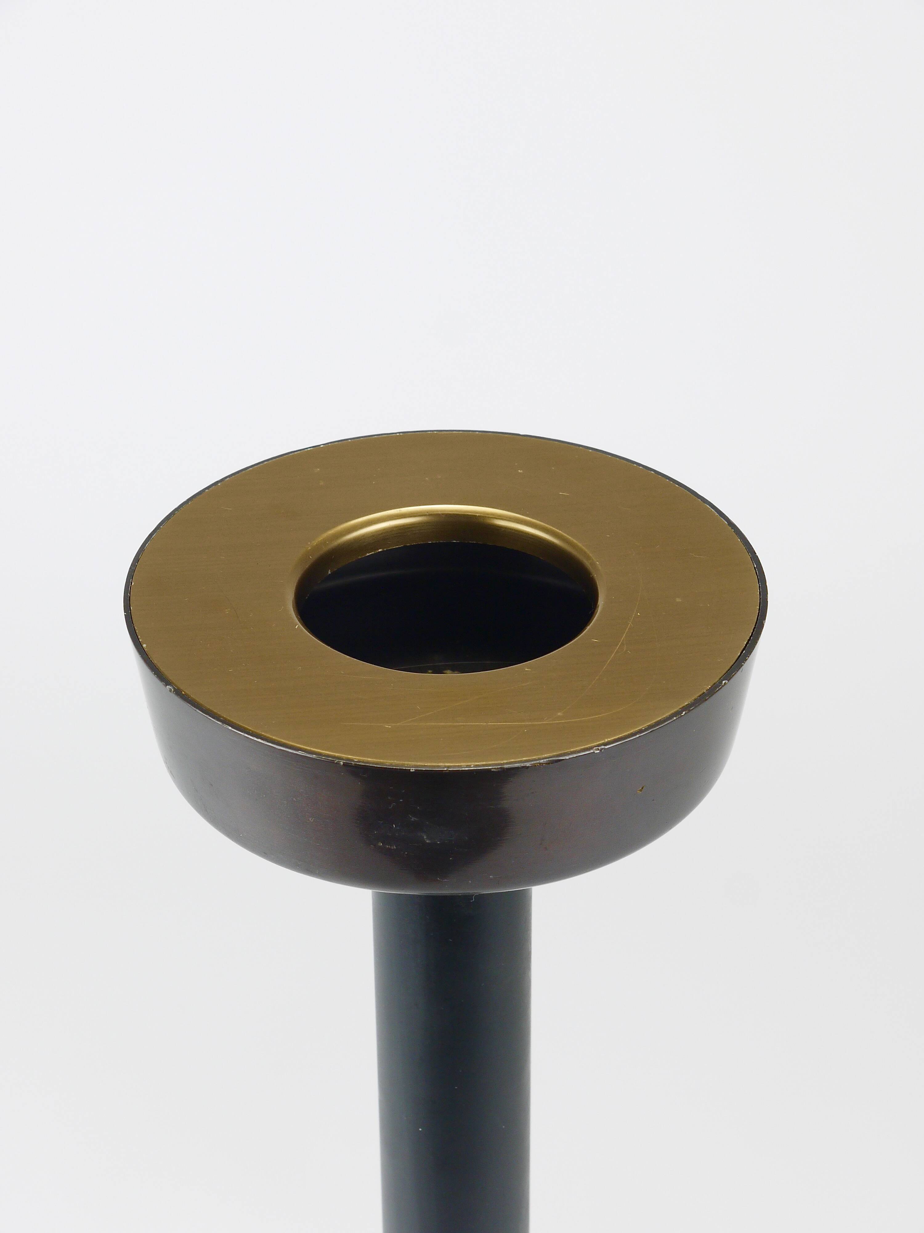 Werkstätte Hagenauer Wien Standing Floor Ashtray, Smoking Stand, Austria, 1