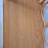 Pair of wall shelves made of bamboo and rattan