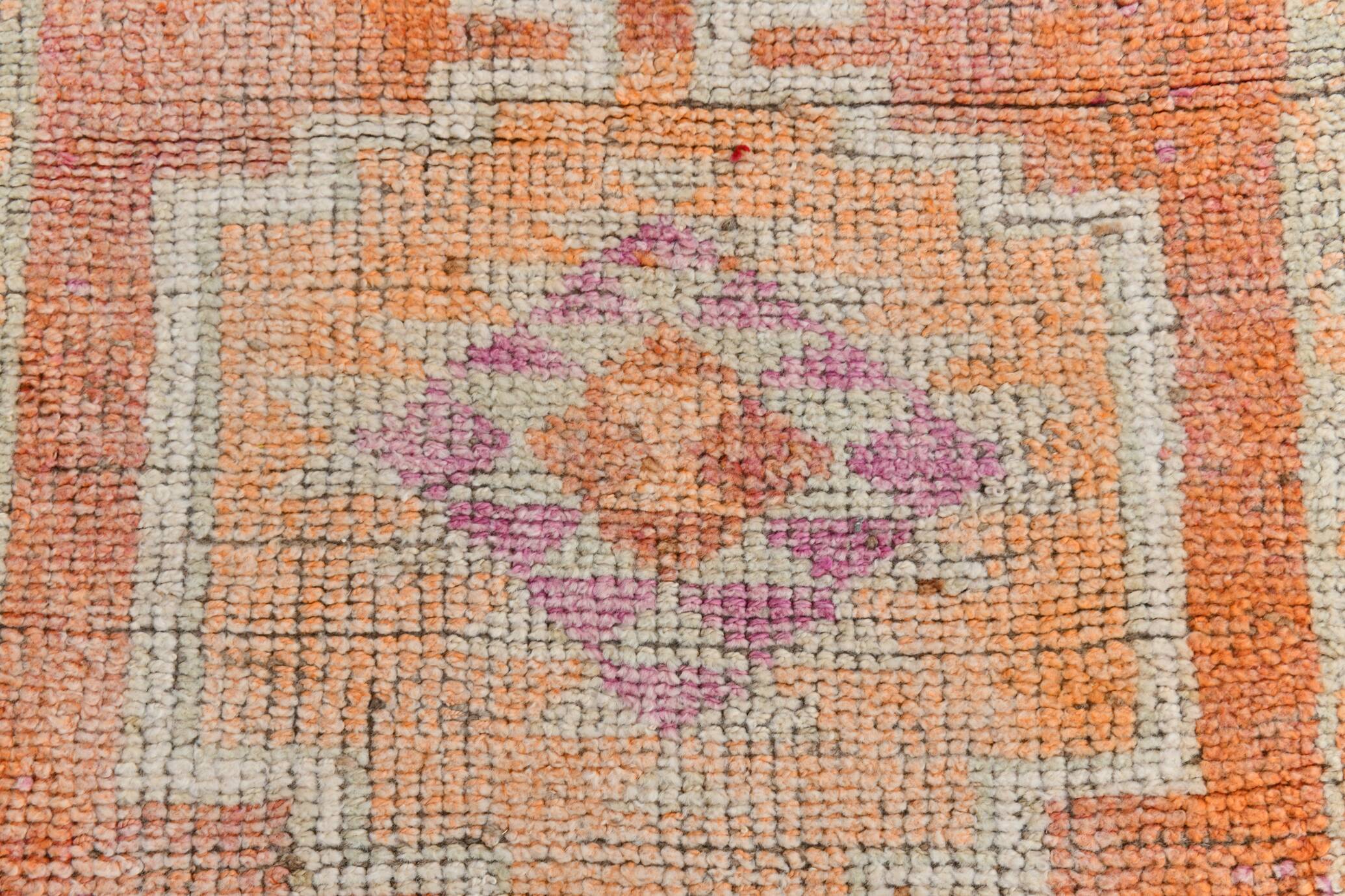 Tapis turc pastel doux, 91 x 313 cm