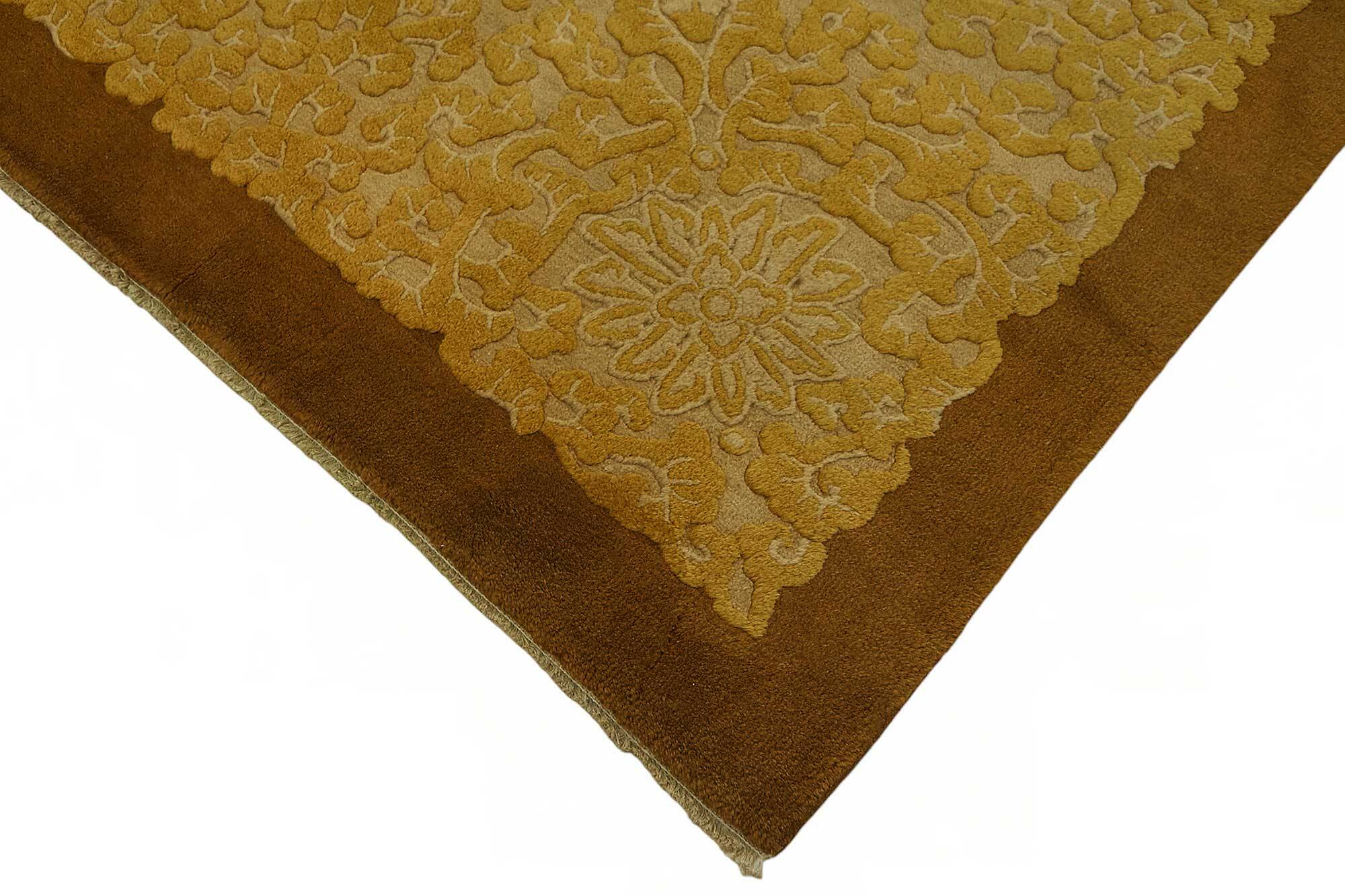 Turkish Handknotted Wool Oushak Rug 271 cm x 367 cm