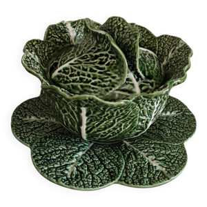 Soupière barbotine choux