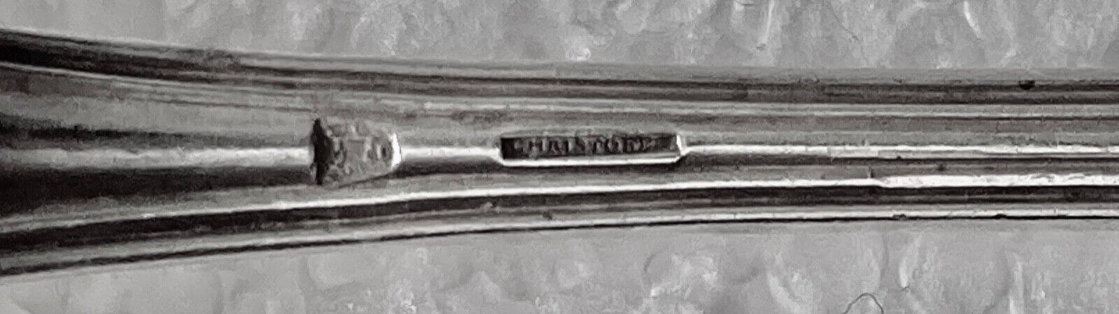 12 mocha spoons in silver metal christofle france