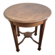 Table d'appoint Art Déco ronde en chêne