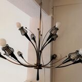 Chandelier 10 fires Lunel Collection Lily of the valley around 1950