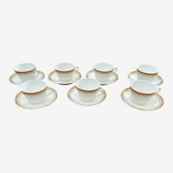 Tasses porcelaine de Limoges