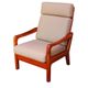 Danish Modern highback recliner armchair by Juul Kristensen for JK Denmark, 1960s