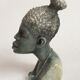 Buste africaine en pierre