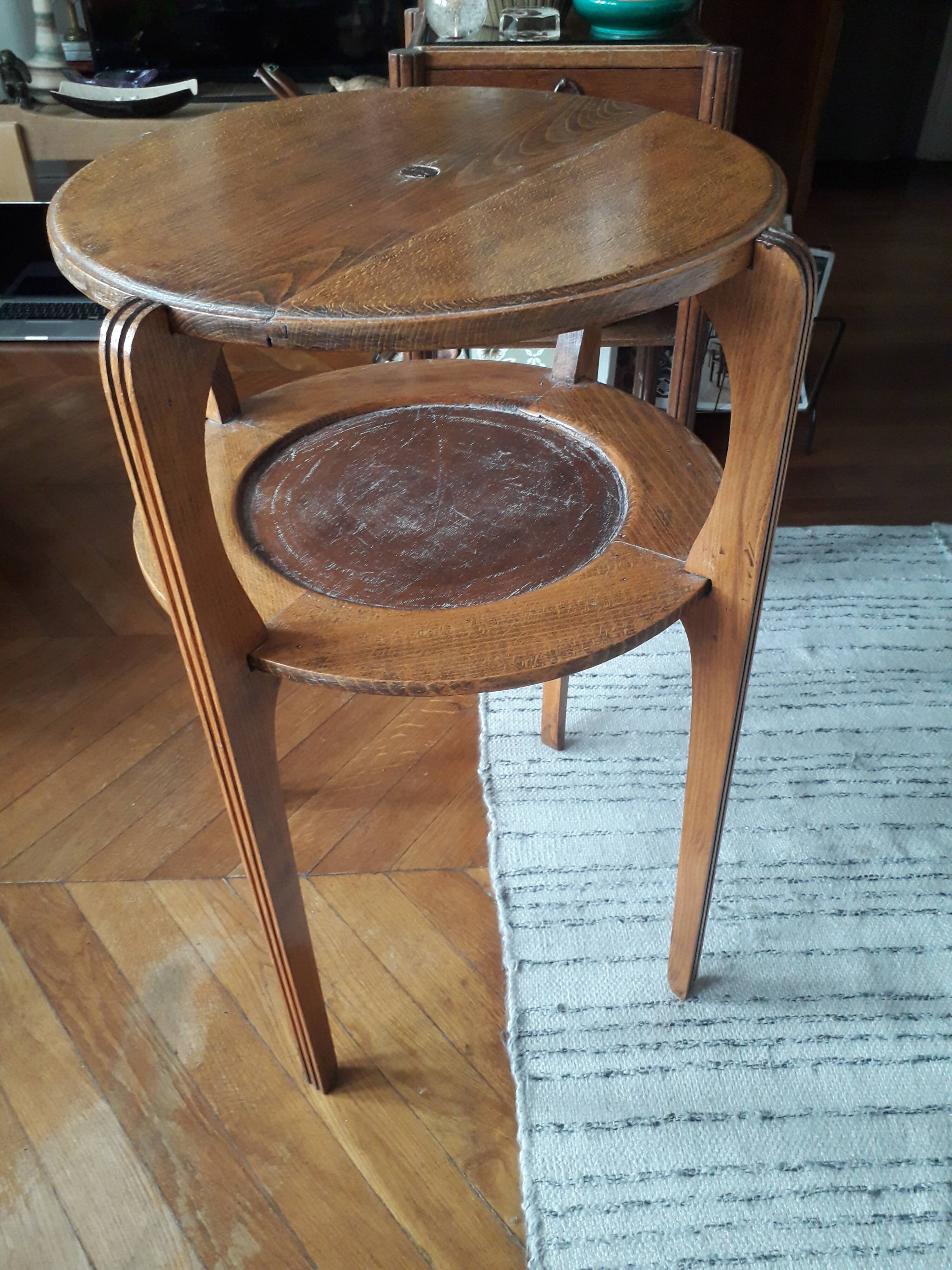 Art Deco pedestal table