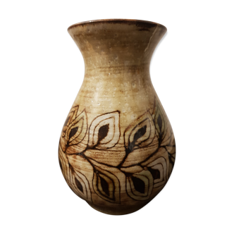 Jean-Claude Malarmey vintage ceramic vase