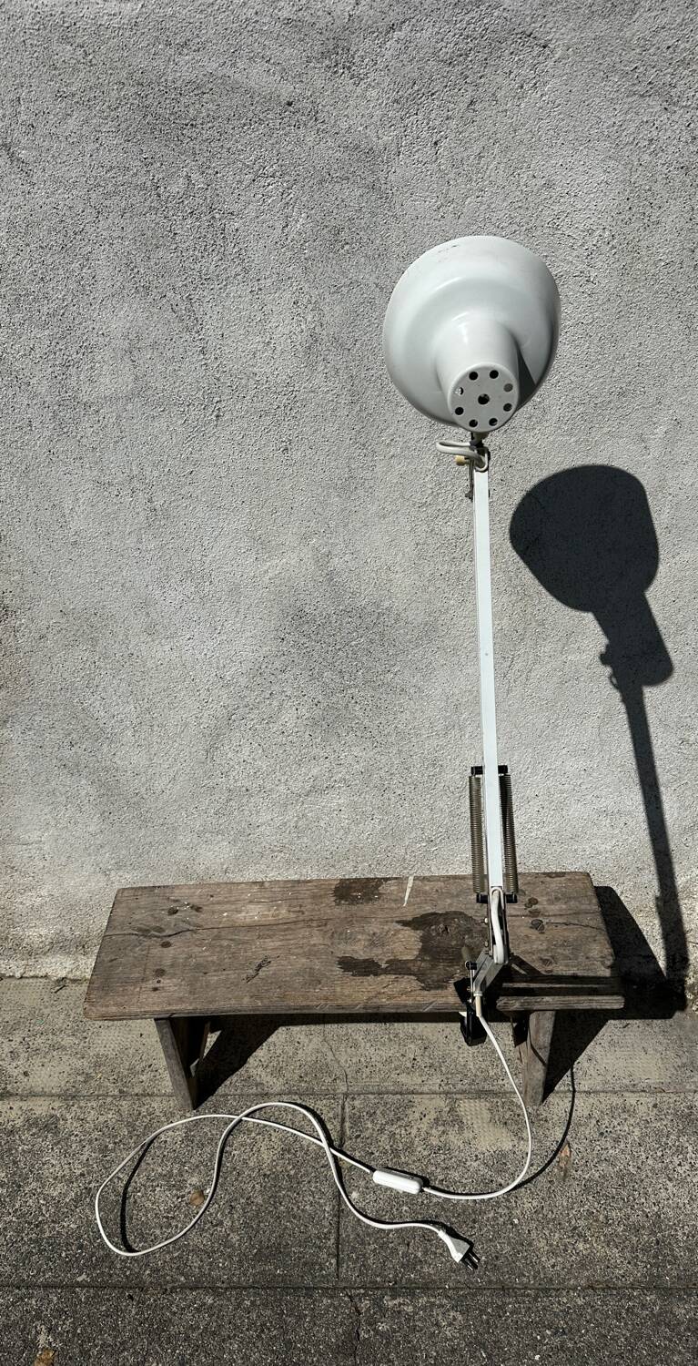 Vintage architect's desk lamp, articulated desk lamp.