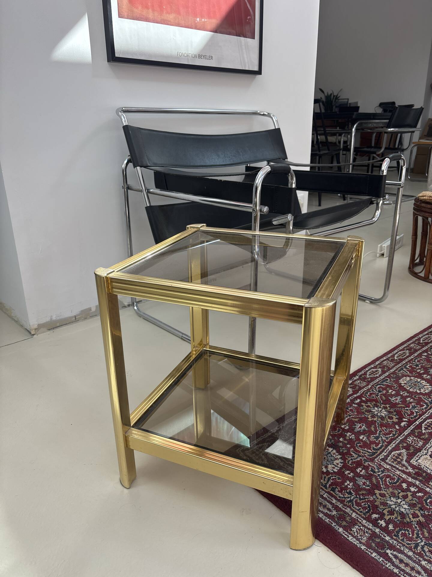 Side table in the style of Pierre Vandel.