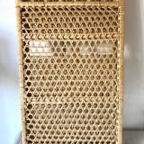 Vintage rattan shelf