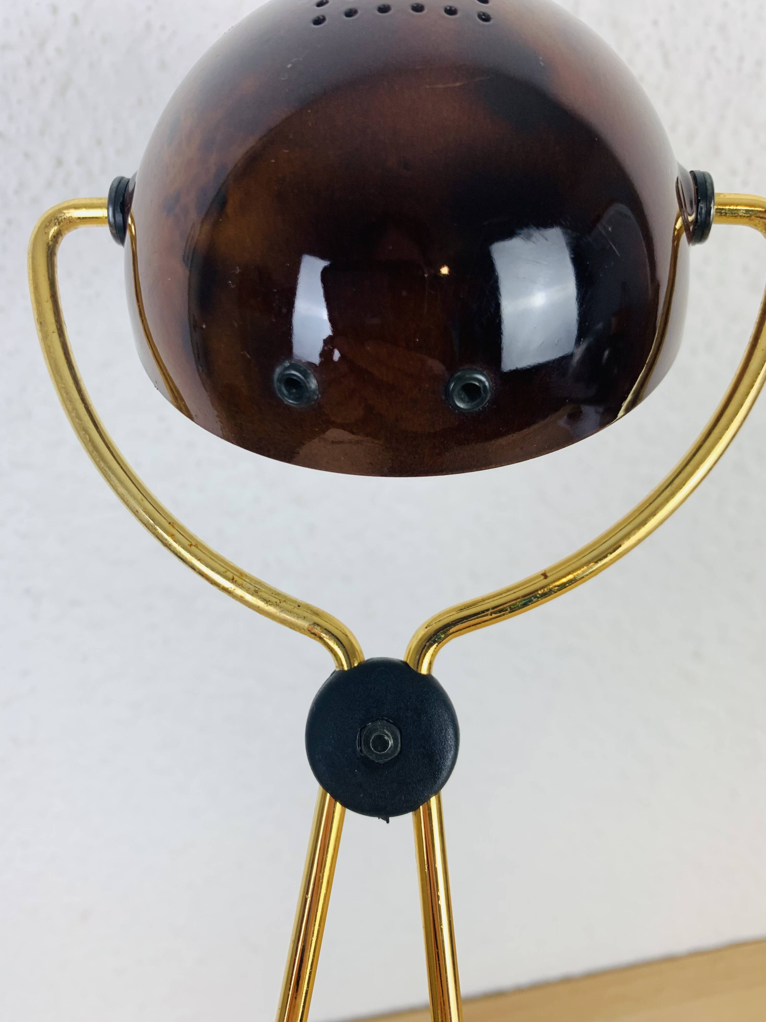 Meridiana lamp by Paolo Piva for Stefano Cevoli, tortoiseshell