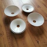 4 simple and serrated opaline shades