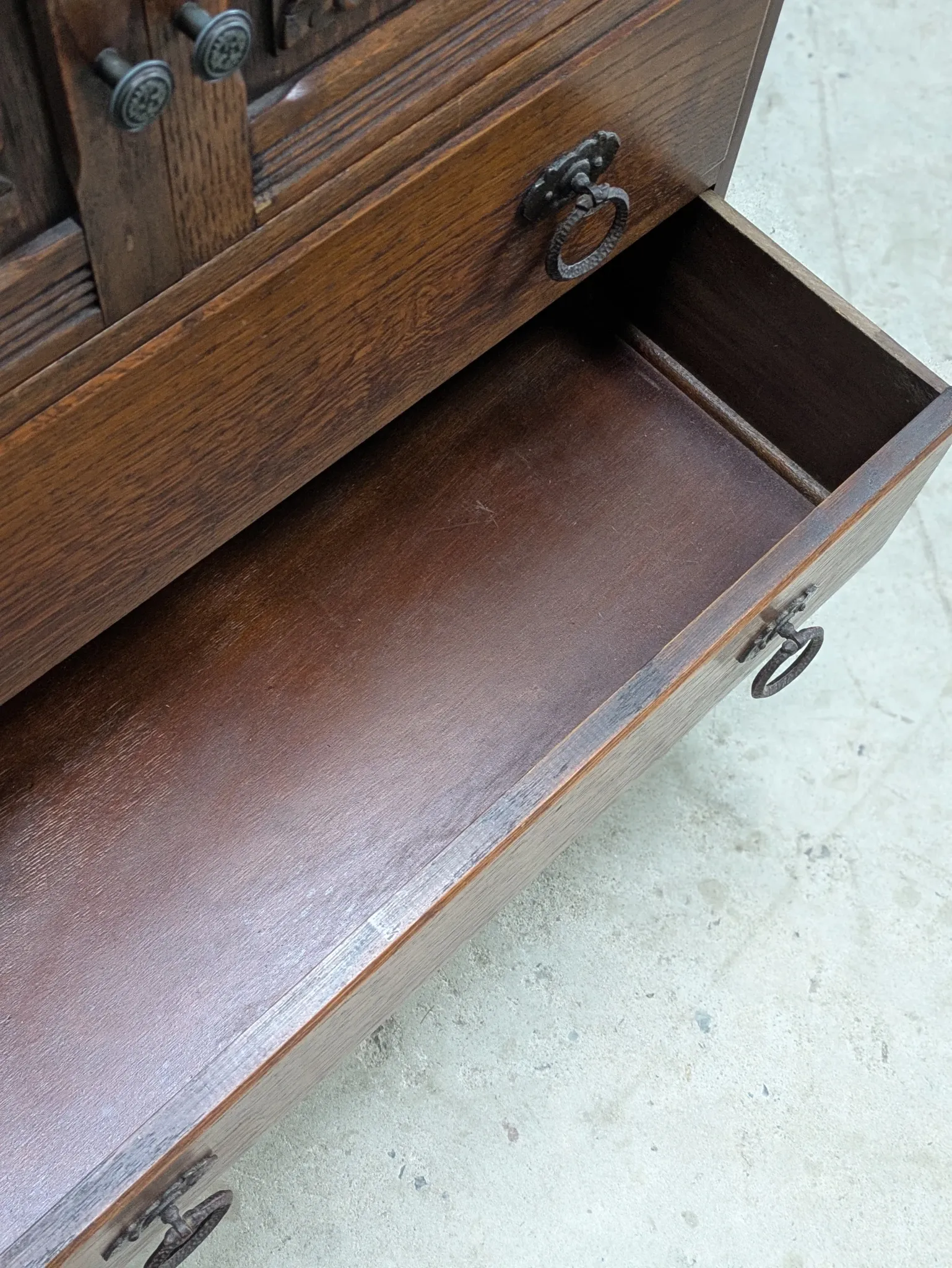 English high chest of drawers