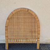 Rattan wicker headboard