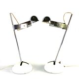 Robert Sonneman, pair of T395 Table Lamp for Luci Milan, 1972