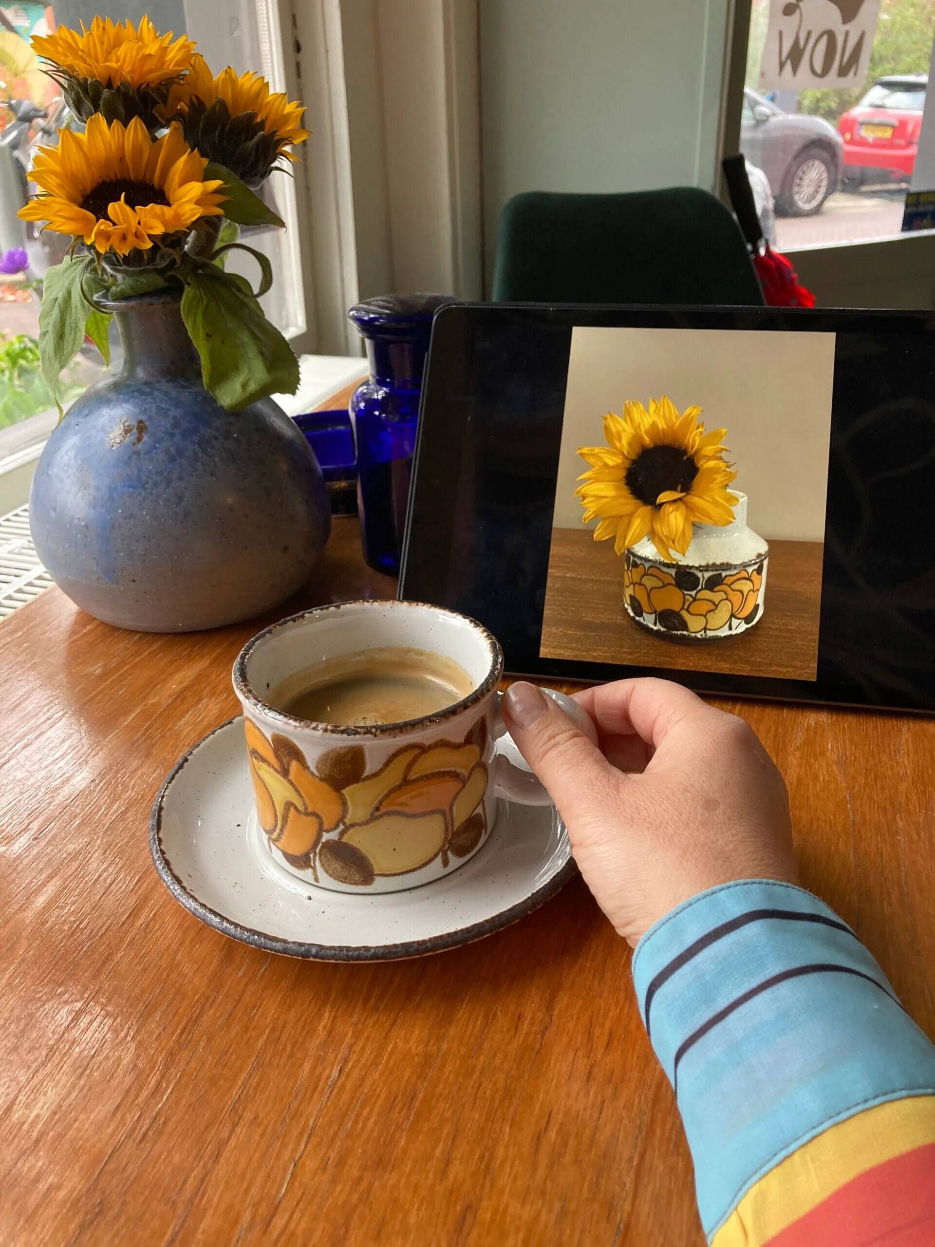 Set of vintage English tableware Summer by 'Midwinter'