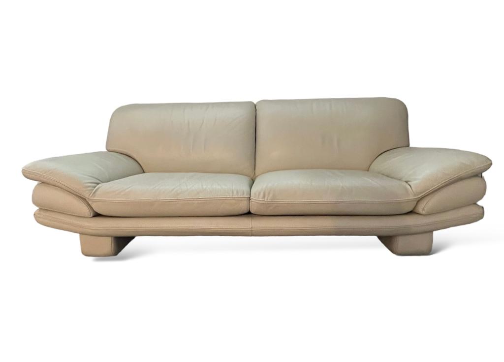 3 seater leather sofa