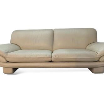 3 seater leather sofa