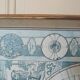 Old map framed map world map