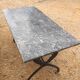 table in marble and base gooseneck