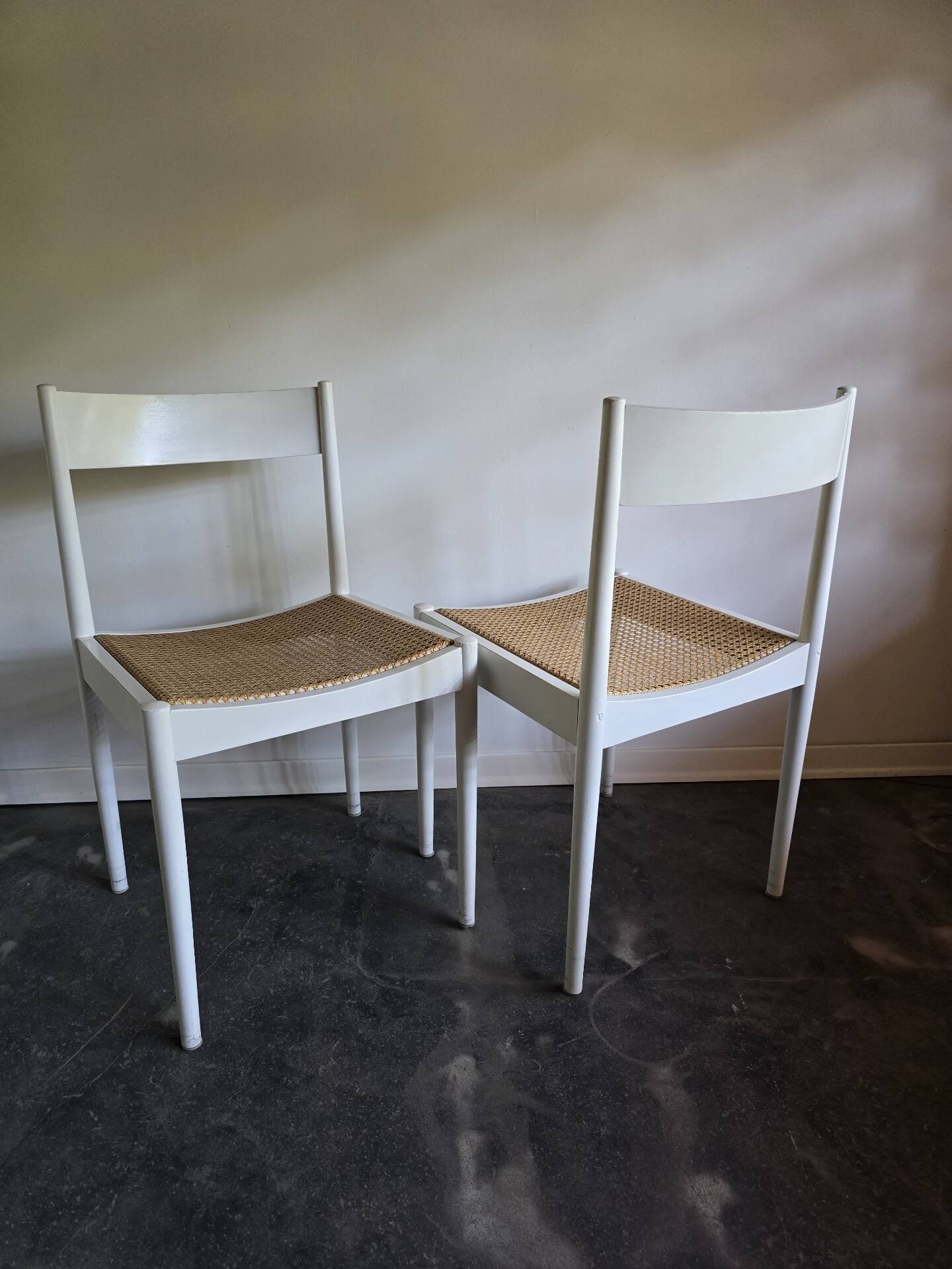 Vintage Cane Dining Chair by Branko Uršič for STOL Kamnik, Yugoslavia,
