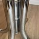Vintage office chair – Mid-Century style Chrome and Faux leather