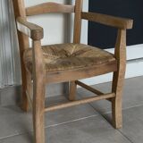 Antique wooden armchair