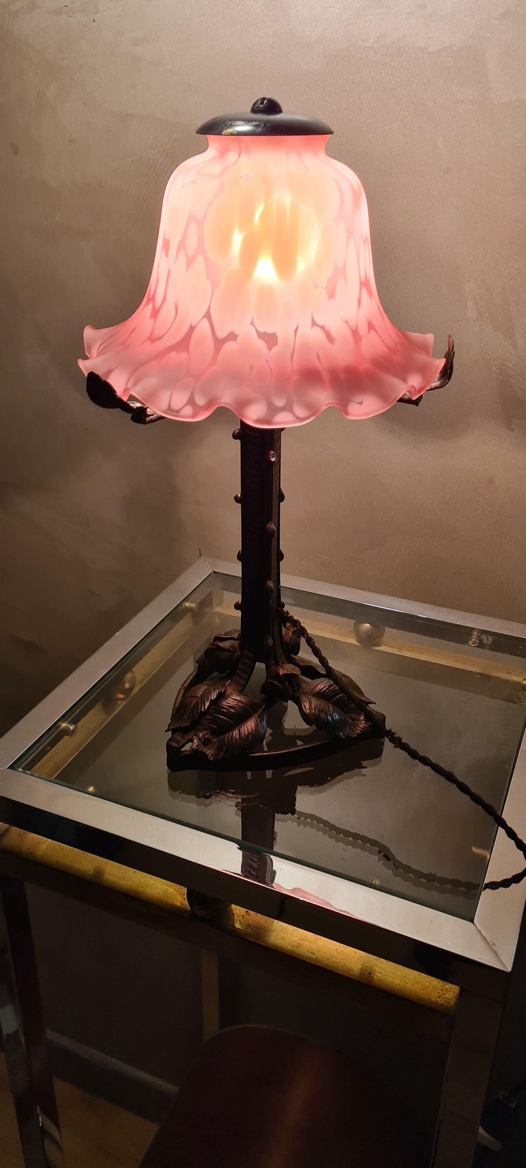 Wrought iron lamp 1920 a40