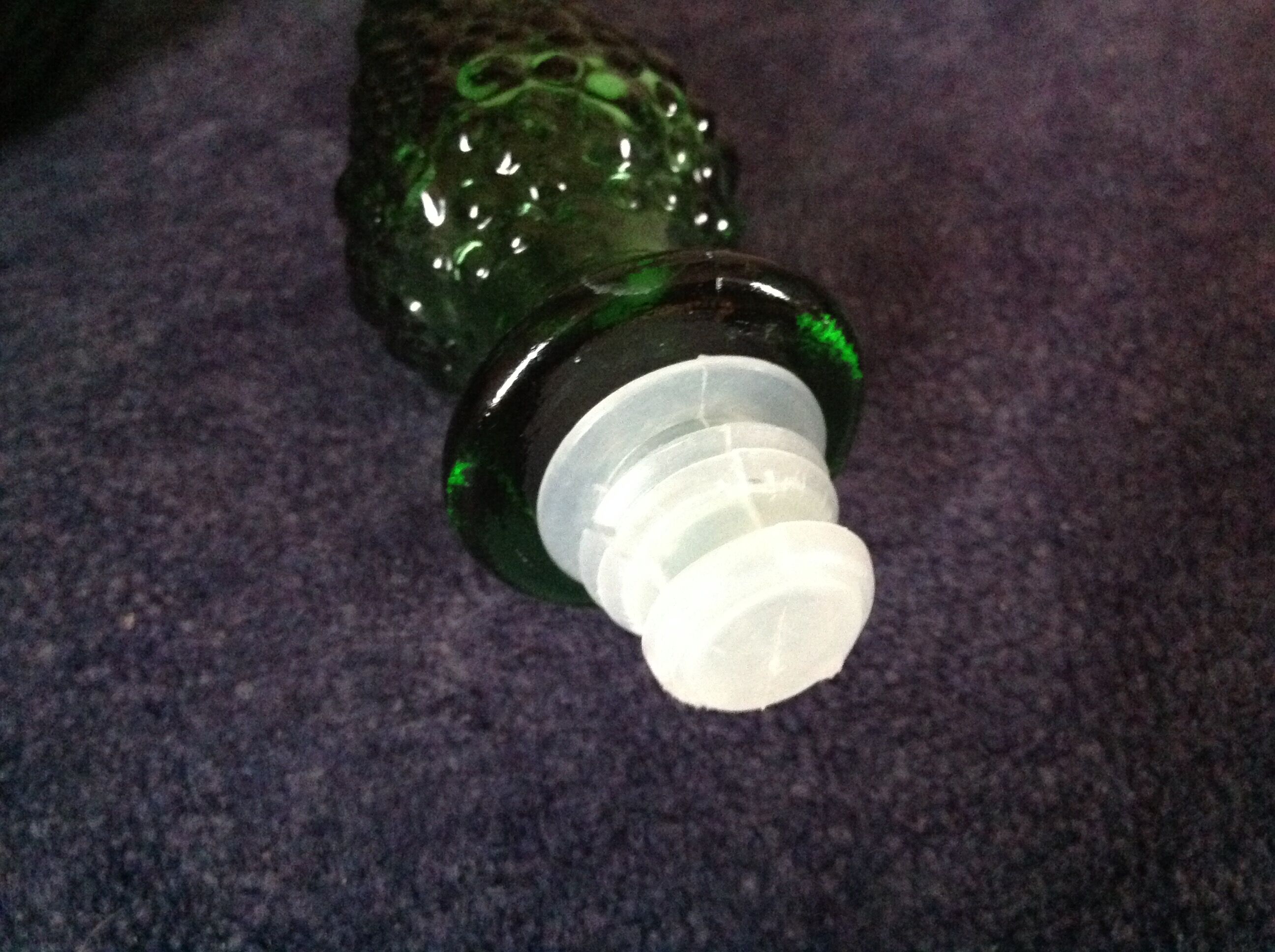 Green empoli bottle