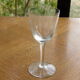 11 verres ciselés modèle gouttes, art deco, verres à cidre anciens
