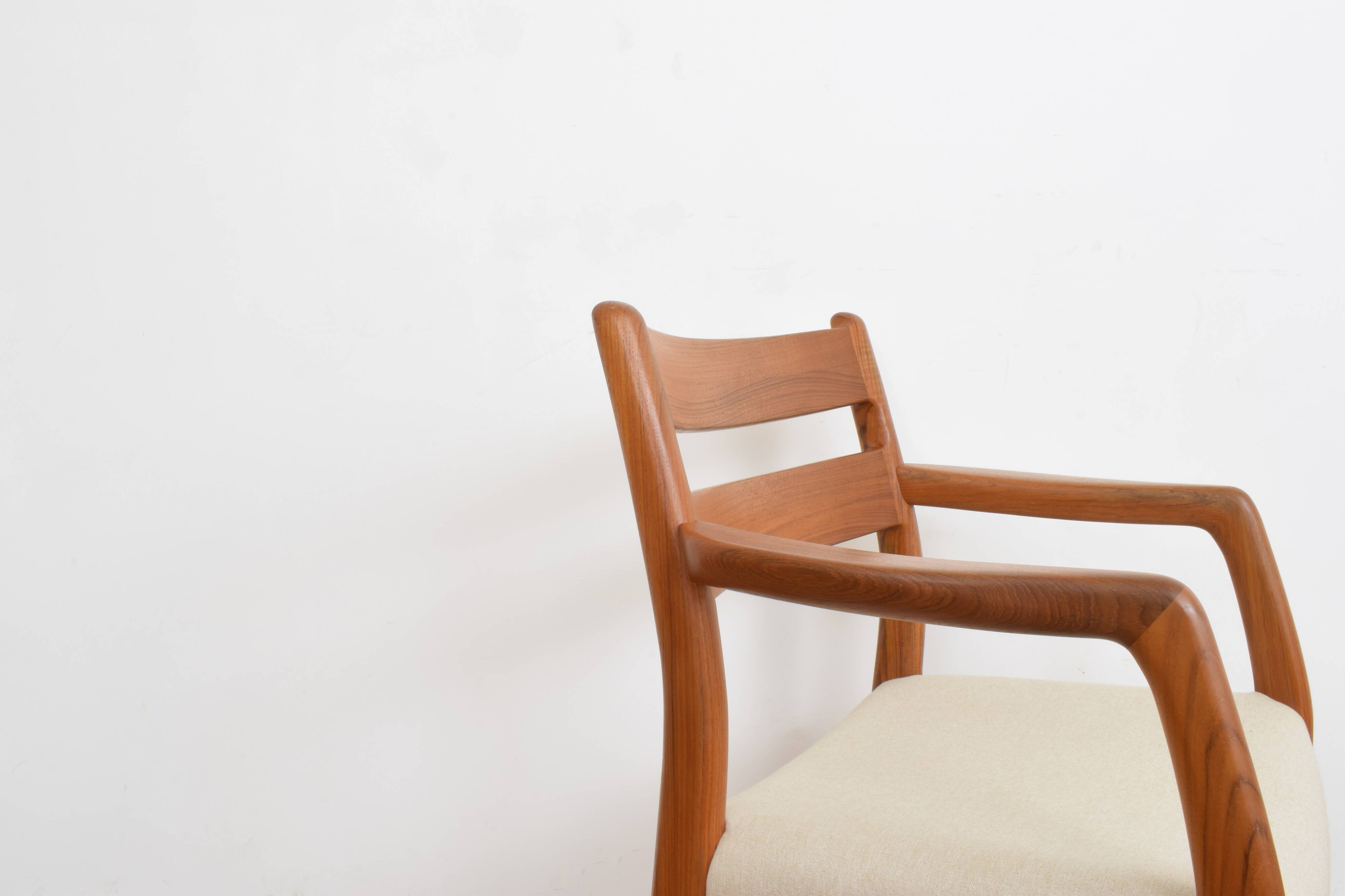 Mid-Century Danish Teak Armchair from EMC Møbler, 1970s.