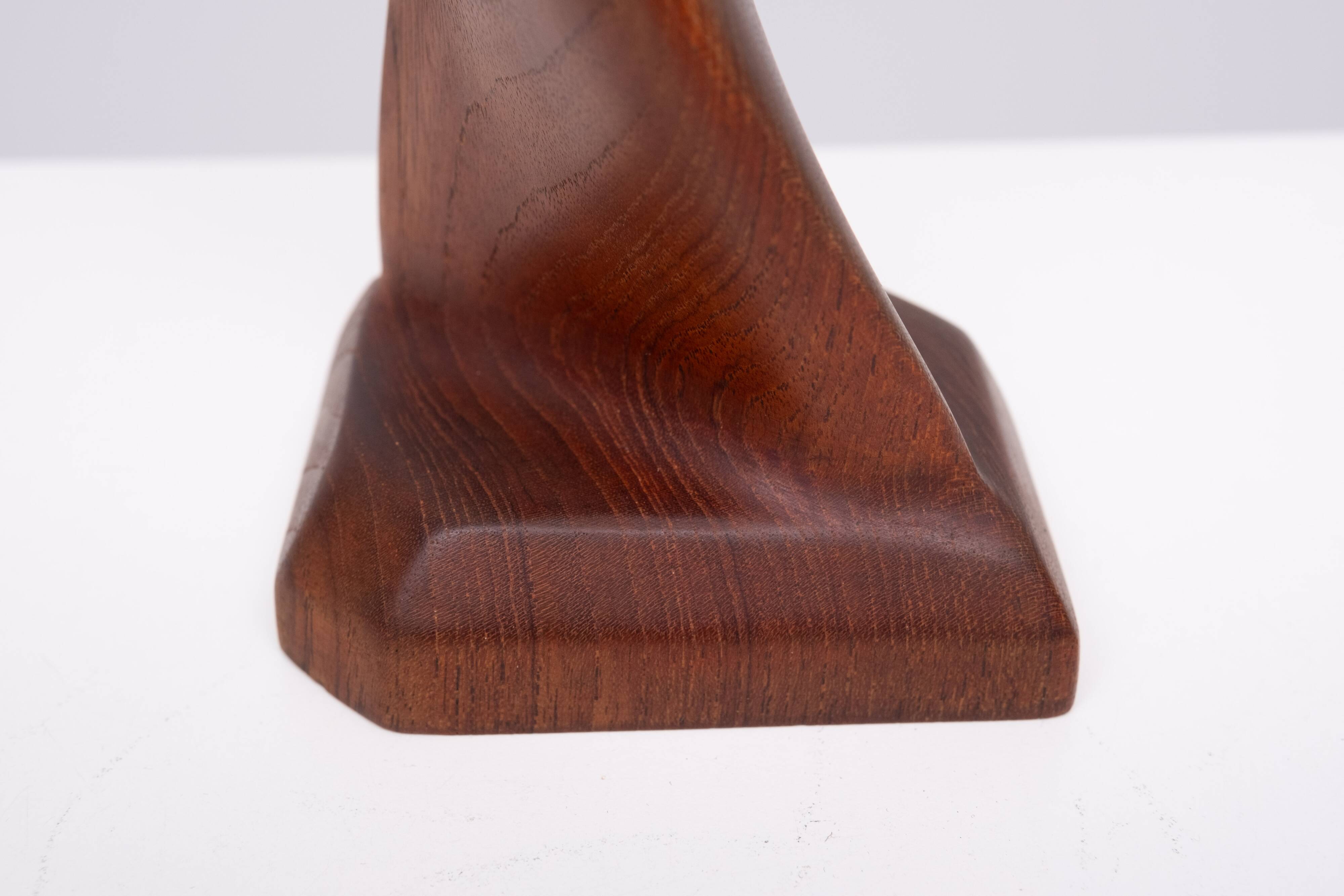 Teak Sculpture by Simon Randers 1960s Denmark