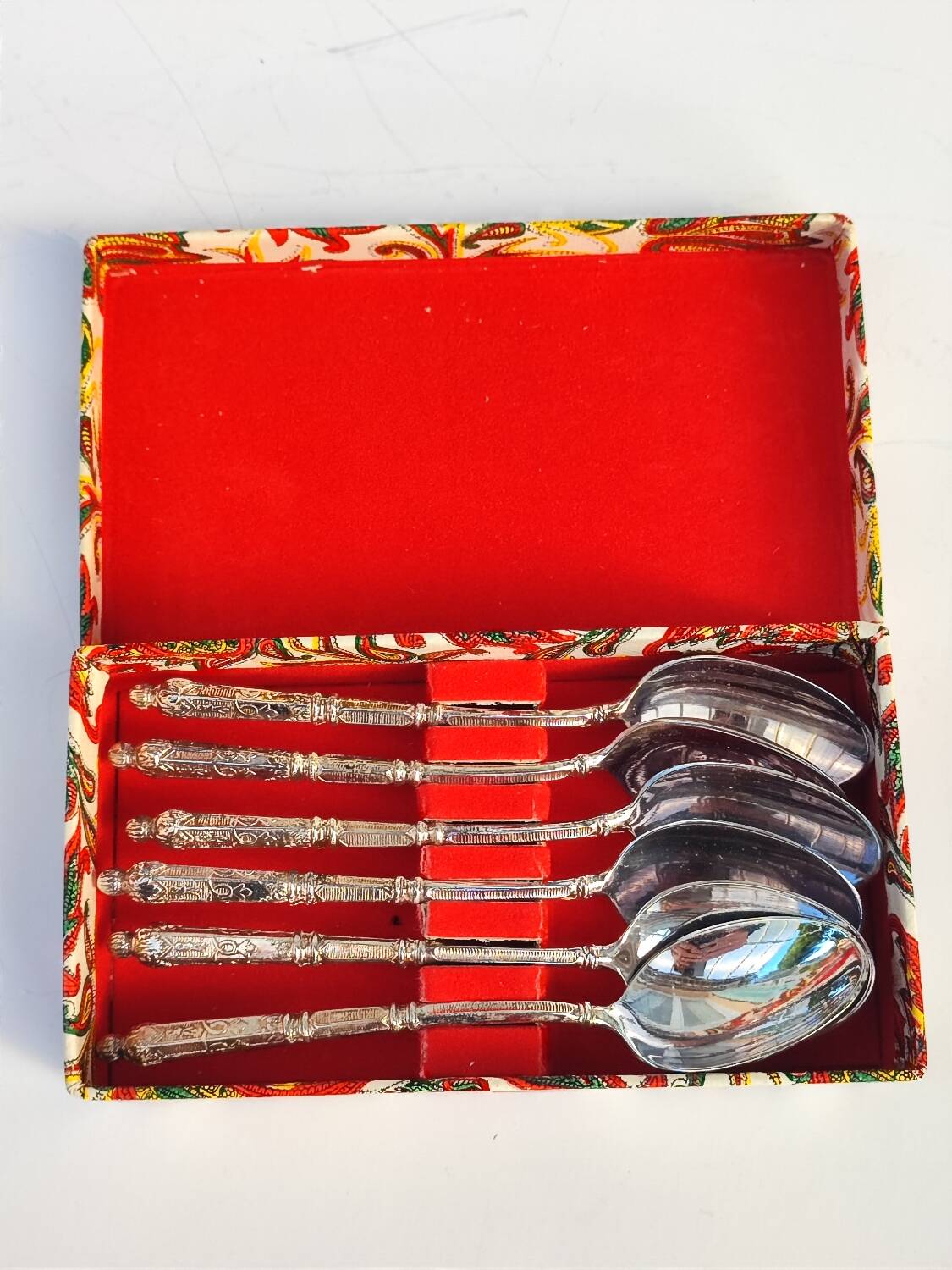Silver plated teaspoons